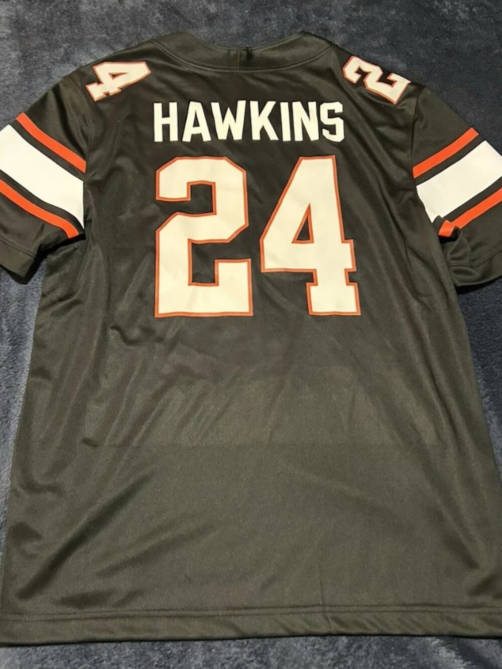 Caleb Hawkins Black Stitched Jersey Vapor